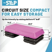 The Step Circuit Size Platform with Four (4) Freestyle Risers - Pink