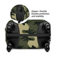 thumbnail image 4 of Fotbe Camouflage Dinosaur Luggage Cover Protector,Suitcase Protector,Scratch and Dirt Resistant,Fits 18-32 Inch Luggage-Large, 4 of 9
