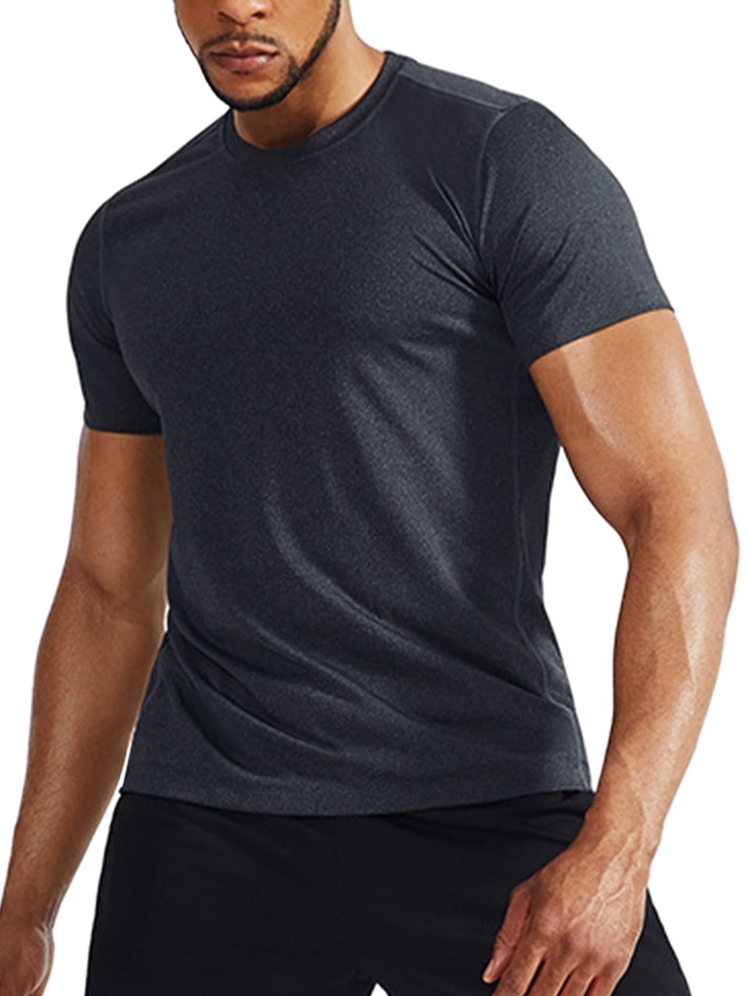 Men's Dry Fit Moisture Wicking Athletic T-Shirt Short Sleeve Workout Running Shirts for Men Men's Dry Fit Moisture Wicking Athletic T-Shirt Short Sleeve Workout Running Shirts for Men