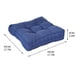 thumbnail image 2 of Fundas de almohada, fundas de almohada, fundas de almohada decorativas de 45 cm, cojín de asiento de lino sintético grueso tridimensional, alfombrilla de suelo de entrega comprimida, alfombrilla de co, 2 of 2