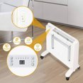 thumbnail image 4 of A2ZHOME 1000W Electric Radiator Space Heater, Full Room Quiet Panel Heater with Adjustable Thermostat and LED Display (KM3744), 4 of 7