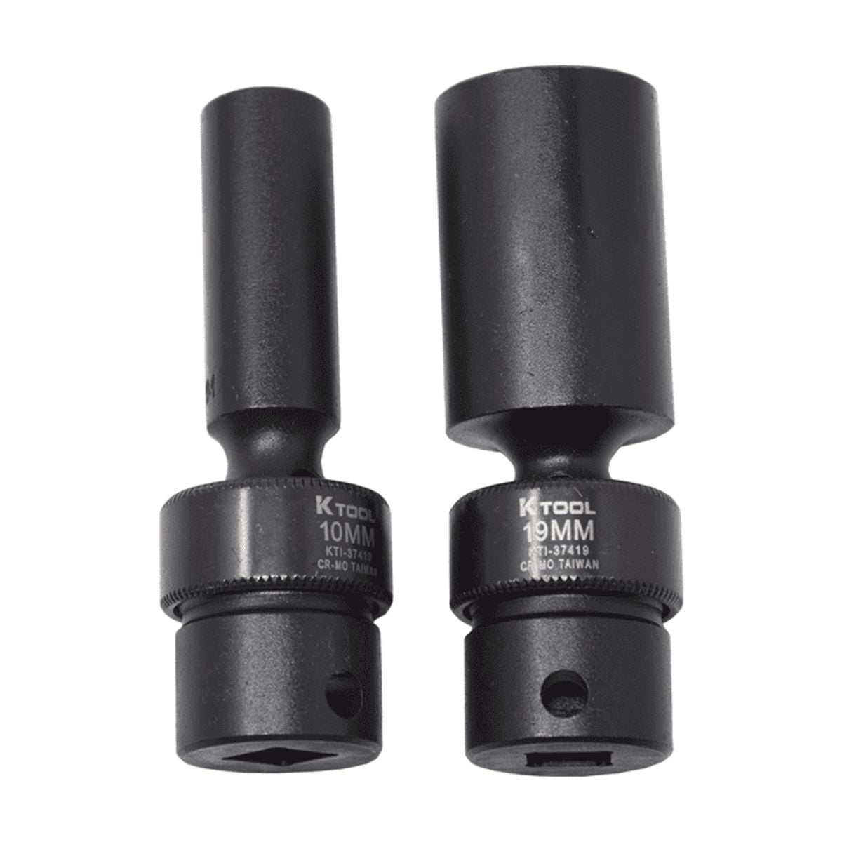 K-Tool 37400 10 Piece 3/8" Drive Metric Impact Flex Deep Socket Set