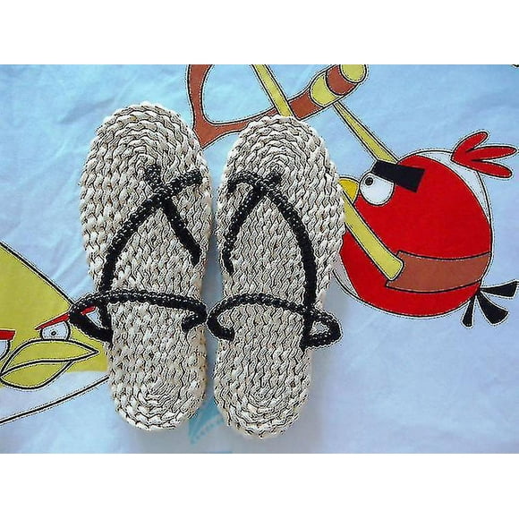 Monkey D Luffy Cosplay Shoes Straw Sandals Zori Waraji Sandals & Flip Slippers Halloween Carnival Accessories Flip Flops Custom:36 (G Need )