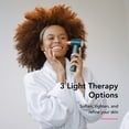 thumbnail image 6 of Fancii Clara Pore Cleaner Vacuum 4-in-1, Rechargeable Blackhead Remover Comedone Extractor Tool - 3 Exfoliation Tips, 5 Suction Nozzles, Hot & Cold Compress & Light Therapy (Green), 6 of 6