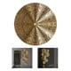 thumbnail image 4 of 2x Geométrico Montaje en pared Arte Colgante de pared Escultura Hierro de oro Artesanía Fondo para sa de Granja Decorativo Boda Oficin perfecl Arte de pared de hierro, 4 of 8