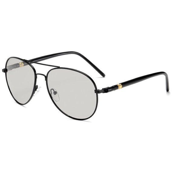 Mens Polarized Sunglasses UV400 Protection Metal Frame TAC Lens Enhanced Clarity 99 Percent Visible Light Transmission