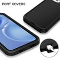 thumbnail image 4 of I-HONVA Compatible with iPhone 12 Pro Max Case,3-Layer Military Grade Drop Protection Anti-Slip Bumper Rugged Shockproof Dustproof Protection 6.7 inch Phone Case,Black, 4 of 7