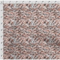 thumbnail image 4 of Soimoi Animal Skin Printed, Japan Crepe Satinfabric By The Yard - 54 Inch Widedecorative Sewing Fabric For Dresses, Kimonos, Gowns - White, 4 of 5
