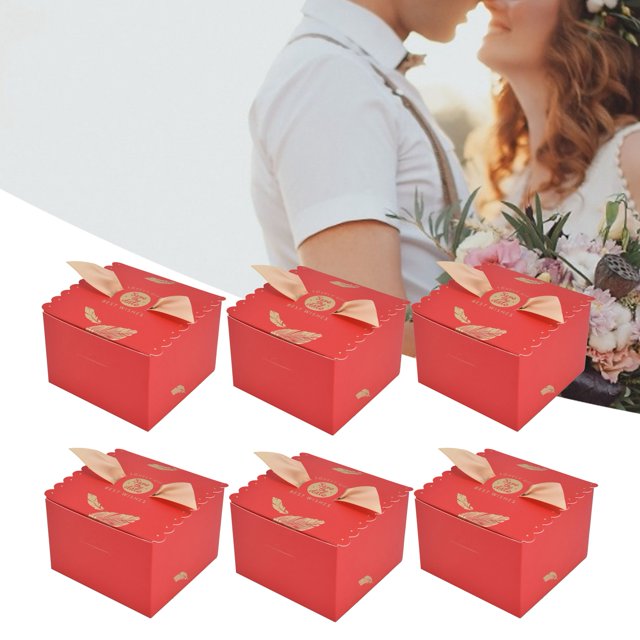 50 Cajas de Dulces Rústicas Mini Caja de Regalos de Boda Caja de Dulces de Boda Cuadrada con Cinta Dorada Caja de Cartón Innovadora para Fiesta Aniversario Navidad ANGGREK Otros