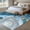 Blue, variant on Area Rug for Living Room, Blue Gold Marble Non-Slip Indoor Large Carpet for Bedroom/Dining Room, Modern Abstract Geometric Gradient Washable Low-Profile Rectangle Floor Runner Rugs - 6 x 9 Ft