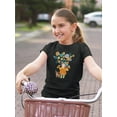 thumbnail image 2 of Girl With A Dog T-Shirt Juniors -Image by Shutterstock,  Medium, 2 of 4