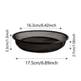 thumbnail image 2 of Metal Mesh Bird Feeder Tray 6.9 Inch Ground Platform Feeding Station Outdoor Seed Holder Wildlife Feeding Bowl Dish for Wild Birds Chickens Garden Yard Patio, 2 of 5