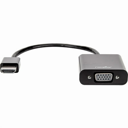 Rocstor 6" HDMI to VGA M/F Cable - Black