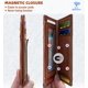 thumbnail image 3 of Billetera BULLIANT con cierre magnético de cuero genuino RFID para hombre, 3 of 7