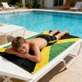 thumbnail image 4 of Microfiber Beach Towel Quick Dry Lightweight American Flag Print Travel Towel for Swimming Fitness, 70x140cm, 4 of 6