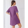 thumbnail image 3 of Ekouaer Ladies Nightgowns for Women Nightgown Soft Cotton Sleep Shirts Ladies Night Gowns, 3 of 6