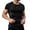 Black, variant on Mens Polo T-Shirt Muscle Stretch Short Sleeve Crewneck Bodybuilding Mens Performance Polos,Black,XL