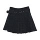 thumbnail image 1 of Falda corta a cuadros para mujer, falda corta plisada informal de cintura alta elegante con cinturón acampanado, 1 of 8