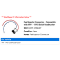 thumbnail image 2 of Fuel Injector Connector - Compatible with 1991 - 1993 Buick Roadmaster 1992, 2 of 2