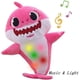 thumbnail image 1 of Peluche de tiburón bebé con música y luz nocturna cantante, regalo para niños (rosa), 1 of 5