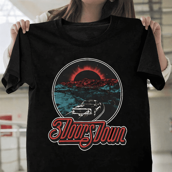 Vintage 3 Doors Down Band Reprint Rock Music Fan Unisex T-Shirt, up to size 3XL.