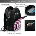 thumbnail image 4 of Balery Flamingos Mochila con carga USB para hombre y mujer - Mochila impermeable y antirrobo para portátil con puerto USB para viajes, trabajo, estudios y universidad, 4 of 7