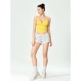 thumbnail image 6 of MOYIKO Workout Tank Top for Women V Neck Ribbed Racerback Fitted Cami Sleeveless Summer Tops, 6 of 7
