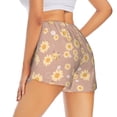 thumbnail image 2 of Uemuo Cute Bee Pattern Women's Athletic Shorts High Waisted Running Shorts with Liner Pockets Gym Elastic Workout Shorts-XX-Large, 2 of 9