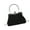 Black, variant on Stylish Beaded Evening Bag Shoulder Purse With Beads Embellishments Detachable Metal Chain For Versatile Wear