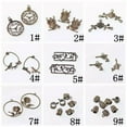thumbnail image 3 of U8MO Assorted Tibetan Retro Antique Charm Jewelry Findings Metal Pendants Beads Craft-3# 31X16mm 5pcs, 3 of 9
