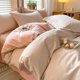 thumbnail image 2 of Xiao Hua Juego de sábanas, juego de sábanas y fundas de almohada, juego de cama individual, ropa de cama de hotel, decoración del hogar (rosa), 2 of 3