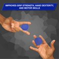 thumbnail image 4 of Ejercitador de manos Pelota Antiestrés Theraband Azul Firme, 4 of 7