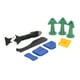 thumbnail image 3 of Kit de herramientas para quitar masilla, kit de herramientas para calafatear de silicona Herramienta para calafatear de silicona Herramienta para quitar sellador Diseño aerodinámico, 3 of 9