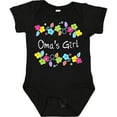 thumbnail image 3 of Inktastic Omas Girl Bright Flowers Girls Baby Bodysuit, 3 of 5