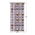 thumbnail image 5 of Cute Pitbull Terriers Dog and Flower Shower Curtain 36"x72" ,Bathroom Decorative Shower Curtains Set with 12 Hooks,Modern Waterproof Washable Shower Curtain, 5 of 6