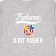 thumbnail image 4 of Inktastic Future Dart Player Boys or Girls Long Sleeve Toddler T-Shirt, 4 of 5