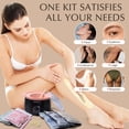 thumbnail image 3 of KOTAMU Waxing Kit-Professional Wax Warmer for Women& Men Hair Removal,Black Waxing Machine With Silicone Pot, Sensitive Skin Friendly Body Wax Kit Ideal for Face Bikin Brazilian Leg Home Salon, 3 of 9