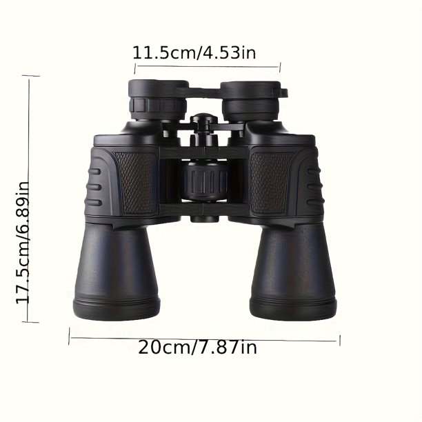 QUTETN High-Definition Binoculars with a 50Mm Objective Lens, Made from Durable ABS Material, Suitable for Outdoor Travel, Bird Watching, And Concerts, Perfect for Hunting And Fishing.
