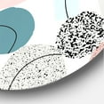 thumbnail image 3 of Designart 'Art Collage In Pastel Colors' Modern Circle Metal Wall Art 36x36 - Disc of 36, 3 of 5