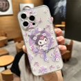 thumbnail image 3 of Sanrio-funda de conejo My Melody para iPhone, carcasa magnética suave y transparente, Magsafe, 11, 12, 13, 14, 15 Pro Max, Mini, X, XS, XR, 8, 7 Plus, SE, 2020, 3 of 5