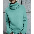 thumbnail image 3 of Sherrylily Fall Winter Women Sweaters Casual Turtleneck Long Sleeve Soft Knitted Pullover, 3 of 5