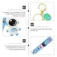thumbnail image 2 of MasteelfCA Cartoon Astronaut Key Chain Pendant PVC and Alloy Shell Compatible for Air Tag, 2 of 7