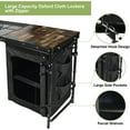 REDCAMP Portable Camping Kitchen Table with Storage Organizer and Hooks