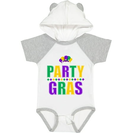 

Inktastic Party Gras Mardi Gras Boys or Girls Baby Bodysuit