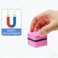 thumbnail image 4 of Magnetic Mini Whiteboard Erasers, Dry Erase Board Cleaner Sponge For Office Classroom Home Whiteboard Cleaning(Pink-1.97"), 4 of 4