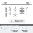 thumbnail image 5 of Amerock Esquire Polished Nickel/Stainless Steel 18 inch (457mm) Towel Bar, 5 of 8