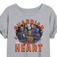thumbnail image 3 of Marvel Guardians of the Galaxy - Guardian Of Your Heart Valentine - Women's Oversized Graphic T-Shirt, 3 of 5