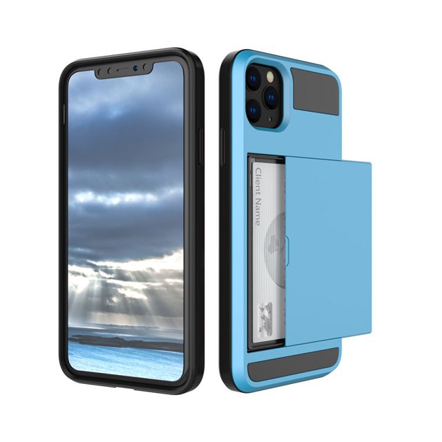 Funda deslizante para teléfono con ranura para tarjeta de crédito para iPhone 14 13 12 11Pro Max XR XS Max X 8 7 Plus Edge TPU Armor a prueba de golpes Tan Jianjun unisex