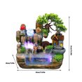 thumbnail image 4 of Billuyoard Adorno de fuente de rocalla con luces, paisaje simulado, adornos artesanales multifuncionales en miniatura, regalos para el hogar Decoración del hogar, 4 of 6