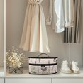 thumbnail image 4 of HELLHERO Lavender Daisy and Butterfly Polyester Steamer Storage Bag, Bag Only, 4 of 6